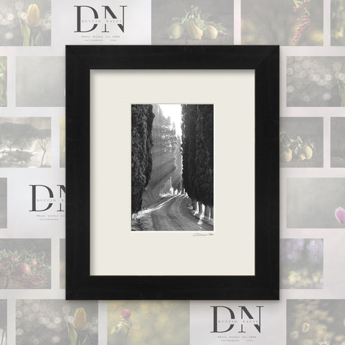 Echo of Lights – fine art print by Duccio Nacci, size S, with black frame and white mat
