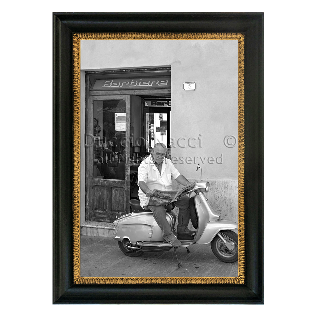 The Barber on the Vespa - Duccio Nacci