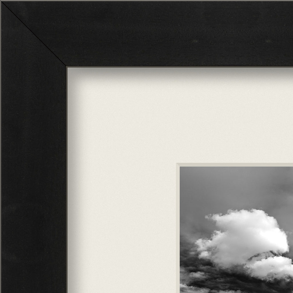 Cathedral of Cypress - Horizontal – fine art print by Duccio Nacci, frame corner detail with white mat