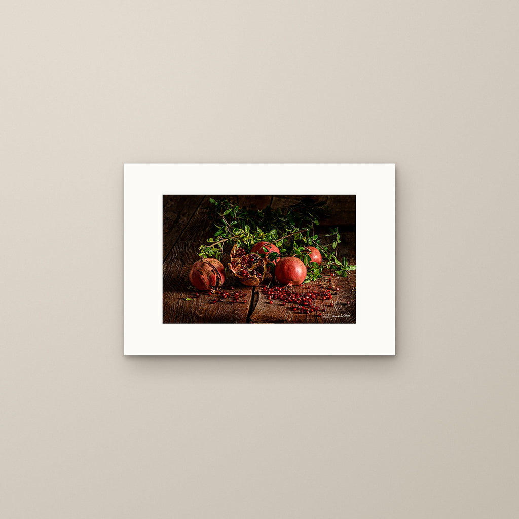 Elegy of the Pomegranate – fine art print by Duccio Nacci, size S, print only on A3 paper (29.7 × 42 cm)