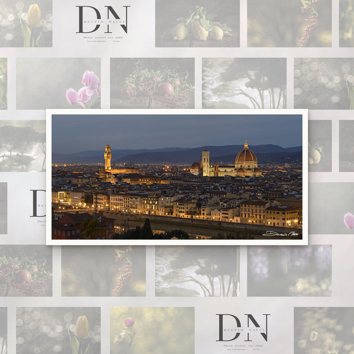 Florentine Night – fine art print by Duccio Nacci, size L/XL/XXL, print only