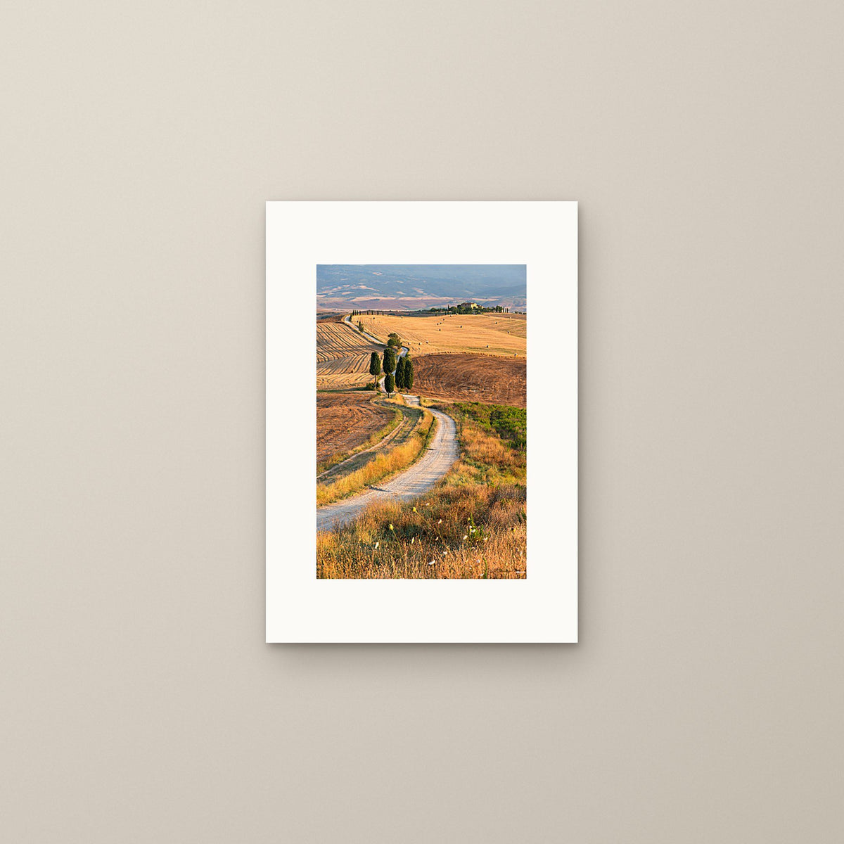 Golden Path – fine art print by Duccio Nacci, size S, print only on A3 paper (29.7 × 42 cm)