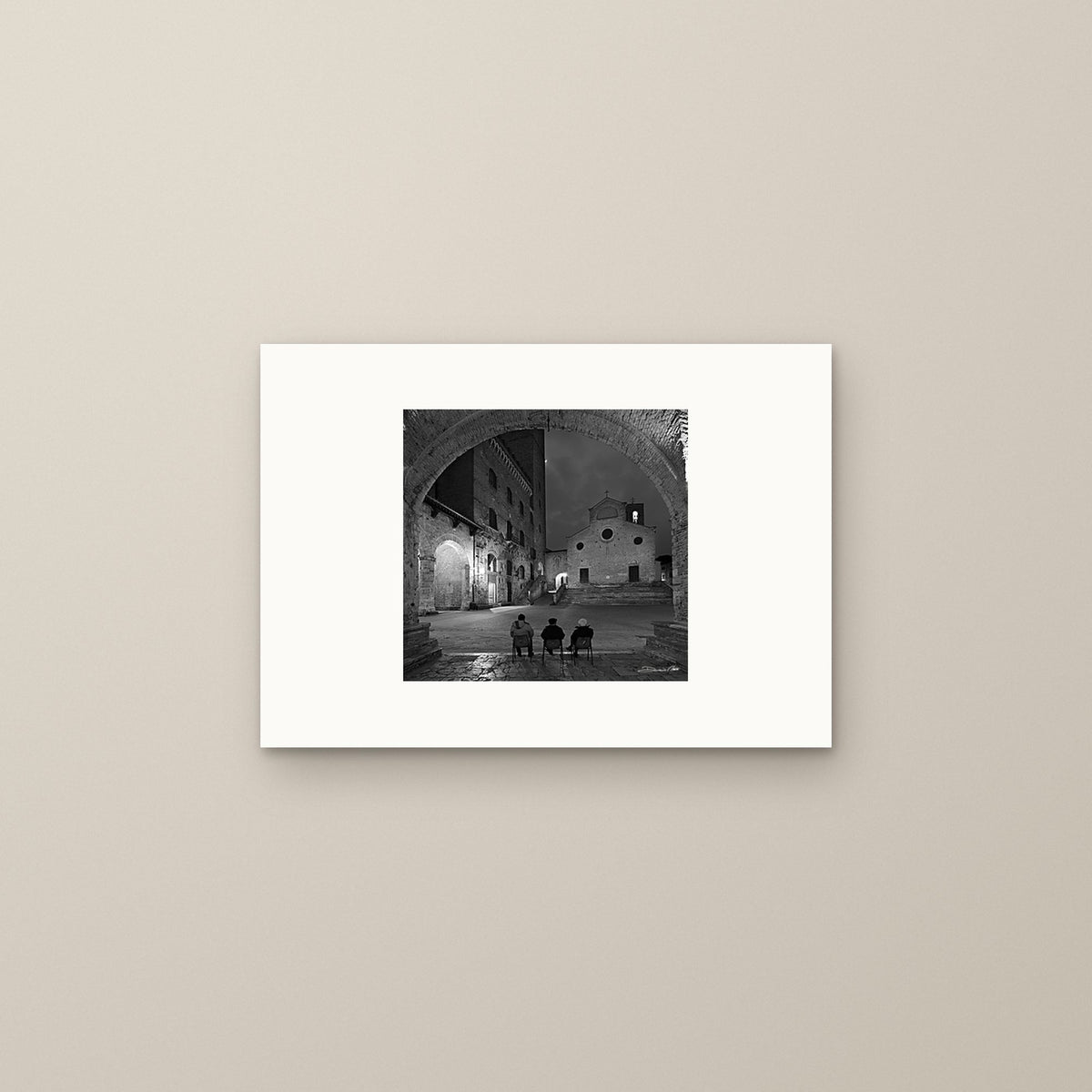 In the Cathedral's Shadow – fine art print by Duccio Nacci, size S, print only on A3 paper (29.7 × 42 cm)
