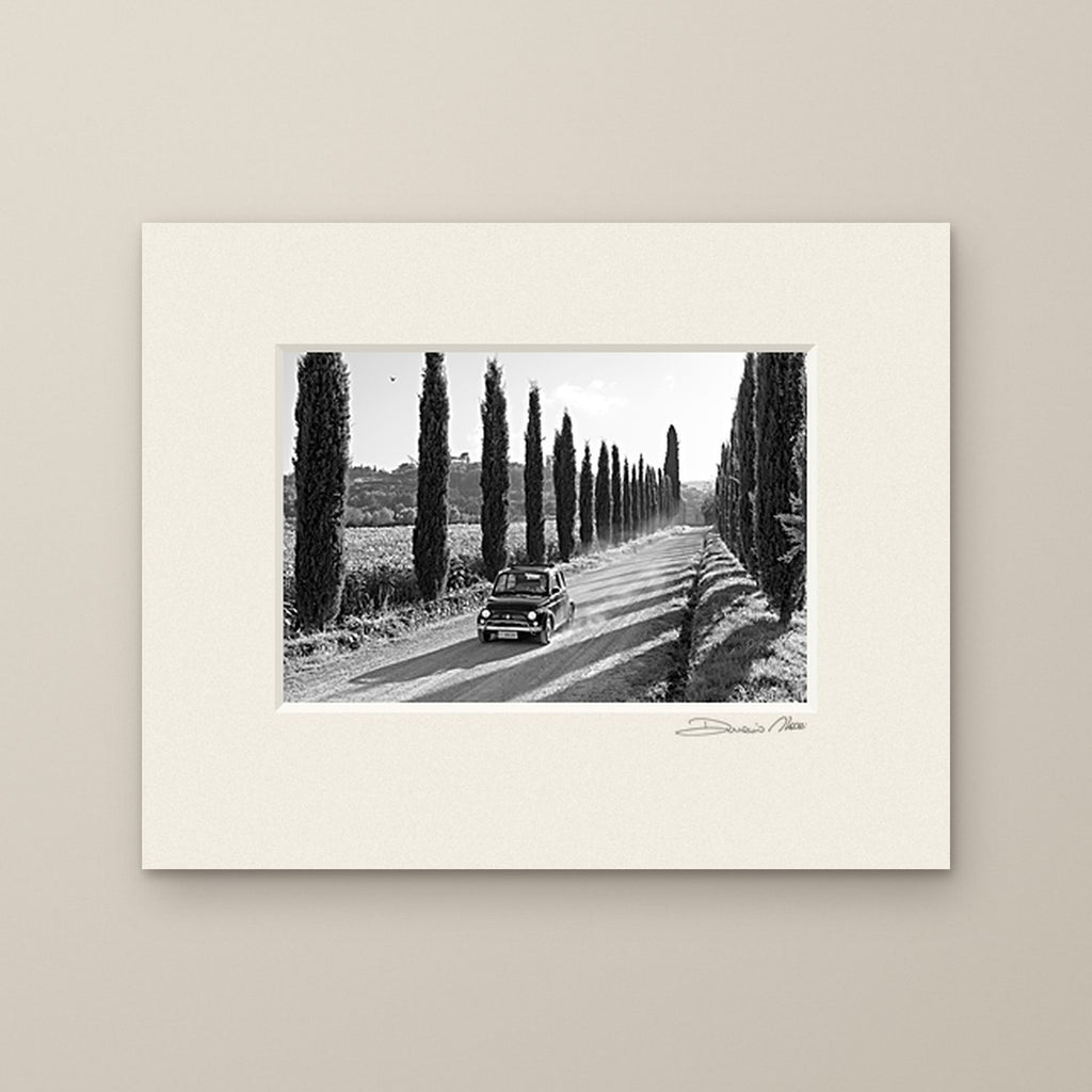 Italian Travels in the 60s – fine art print by Duccio Nacci, size 24×30, print with white mat