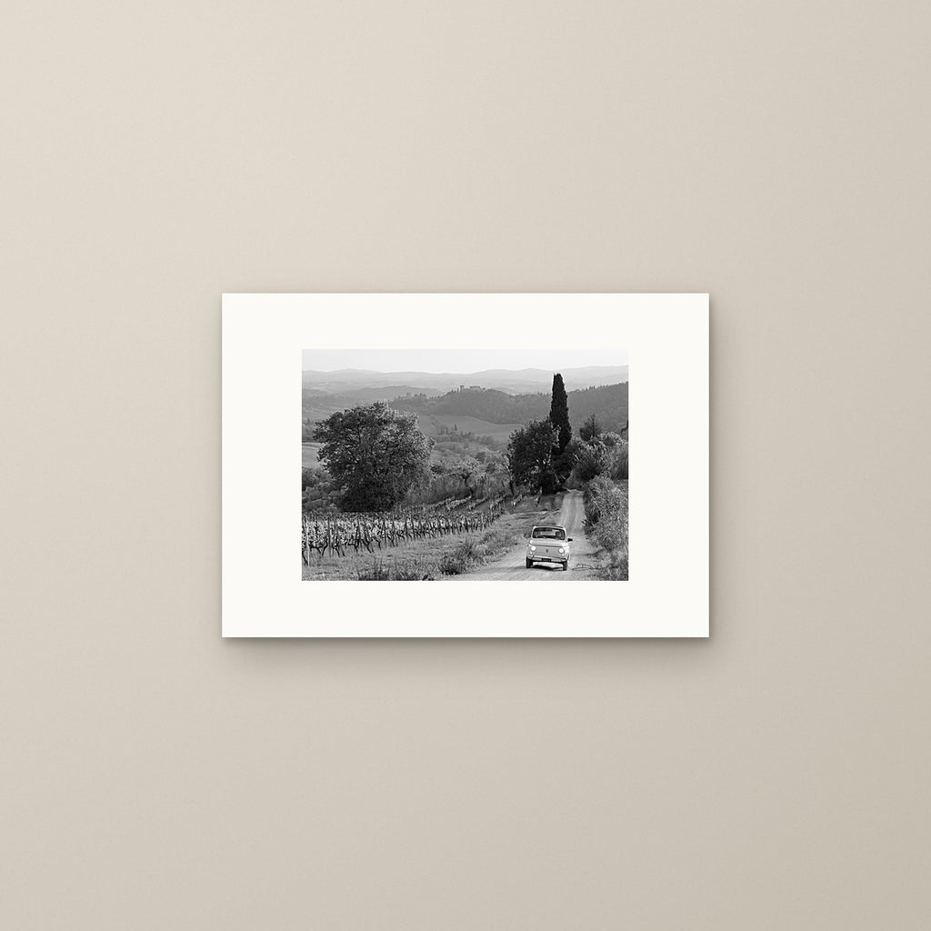 Journey Through the Vineyards – fine art print by Duccio Nacci, size S, print only on A3 paper (29.7 × 42 cm)