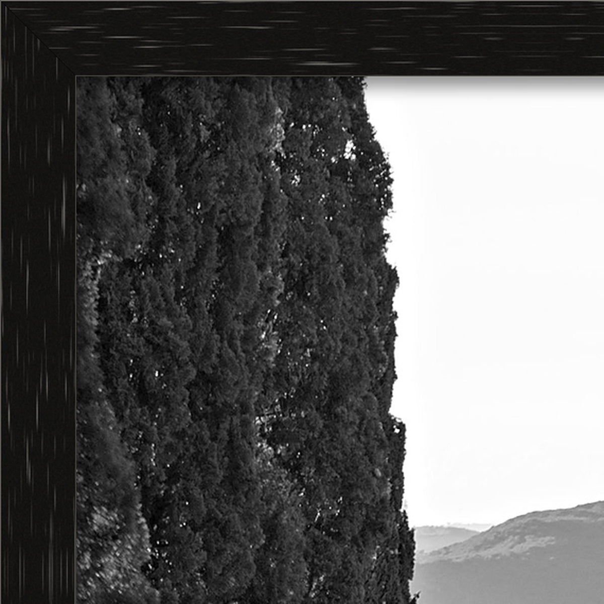 La Dolce Vita – fine art print by Duccio Nacci, thin frame corner detail