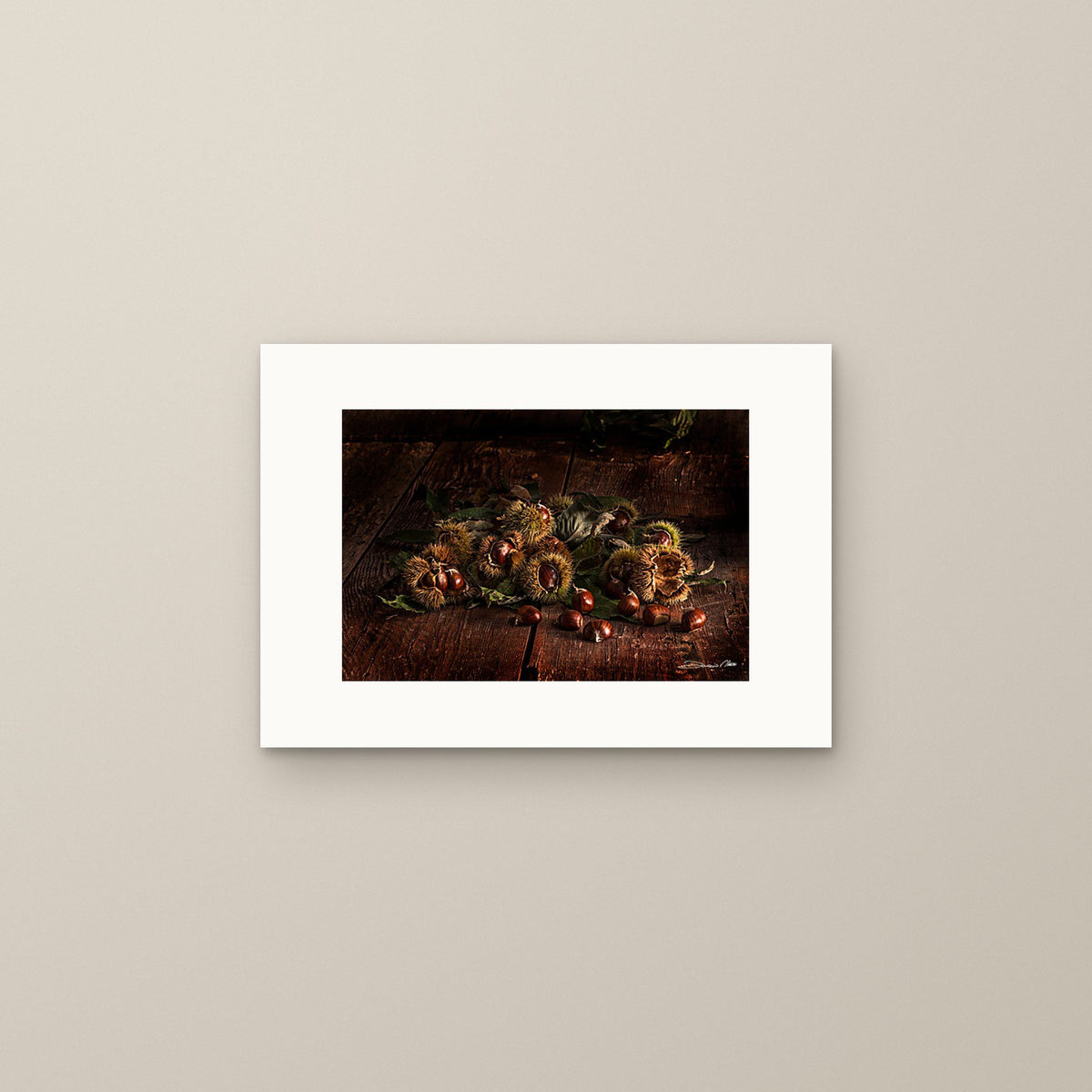 Memory of Chestnut – fine art print by Duccio Nacci, size S, print only on A3 paper (29.7 × 42 cm)