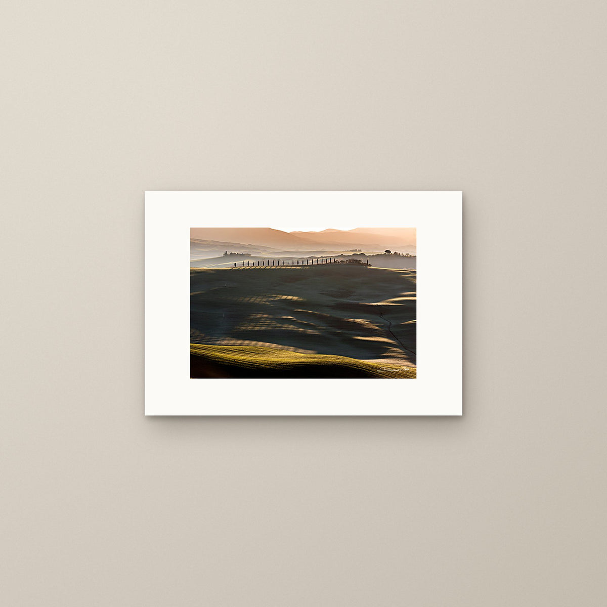 The Golden Ridge – fine art print by Duccio Nacci, size S, print only on A3 paper (29.7 × 42 cm)
