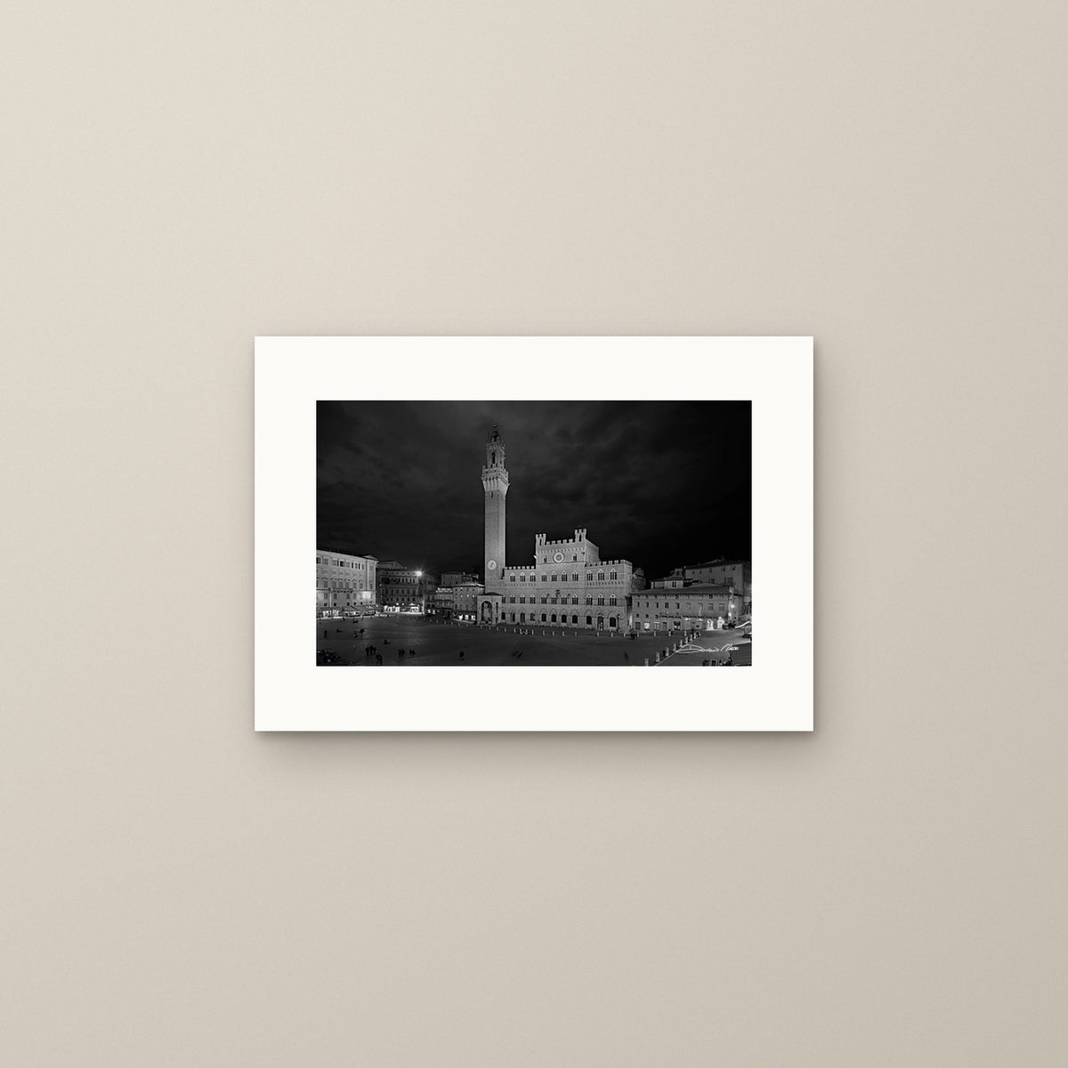 Piazza del Campo - Siena – fine art print by Duccio Nacci, size S, print only on A3 paper (29.7 × 42 cm)