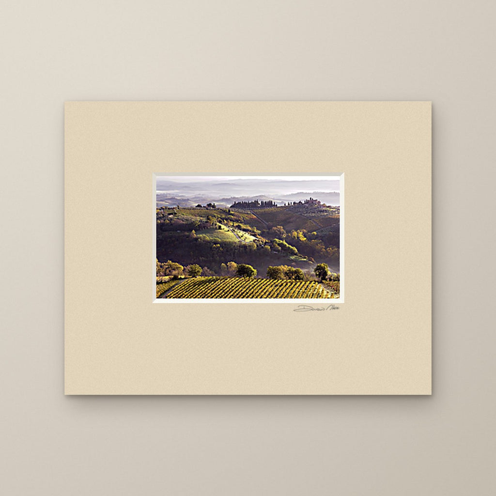 Silent Chianti – fine art print by Duccio Nacci, size 24×30, print with white mat