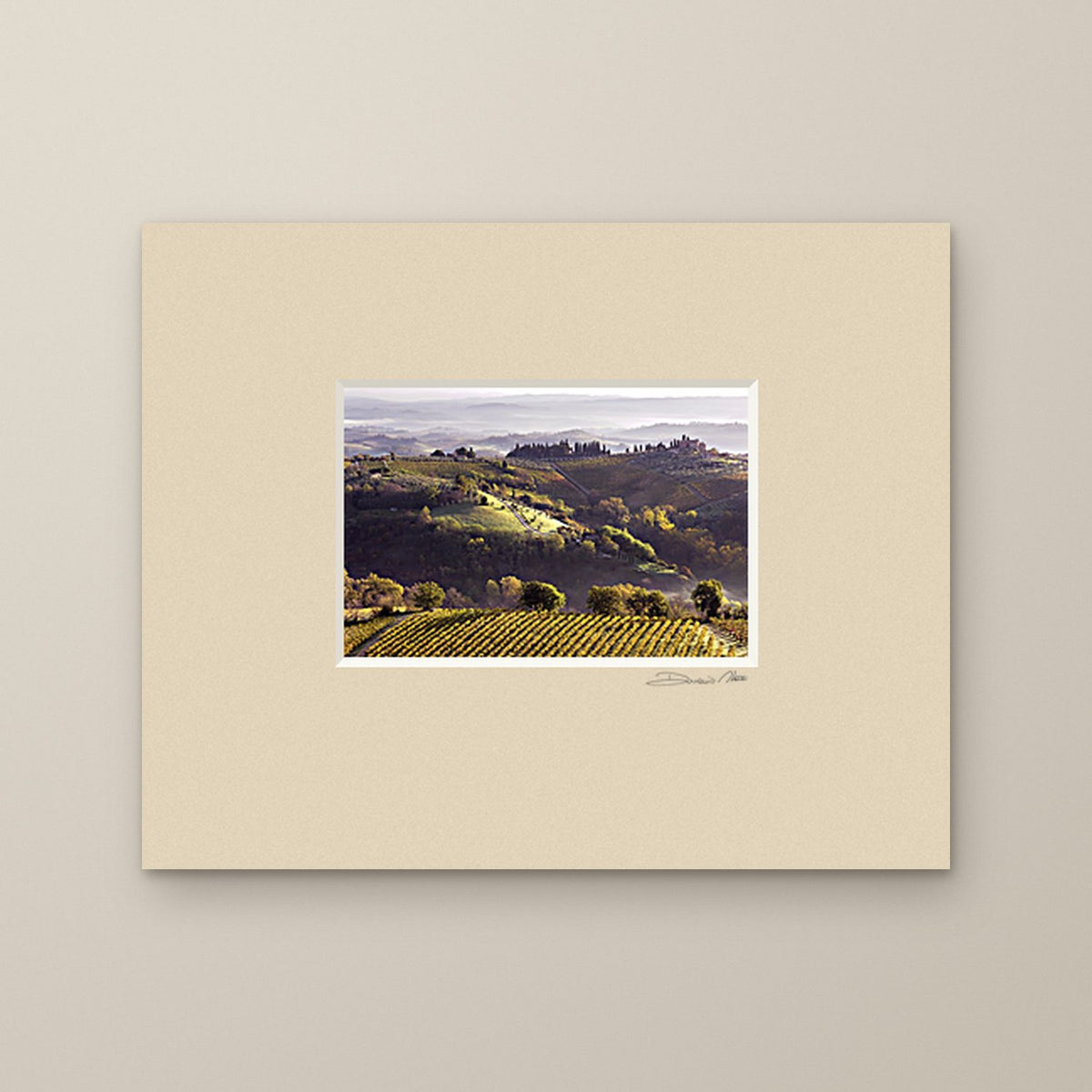 Silent Chianti – fine art print by Duccio Nacci, size 24×30, print with white mat
