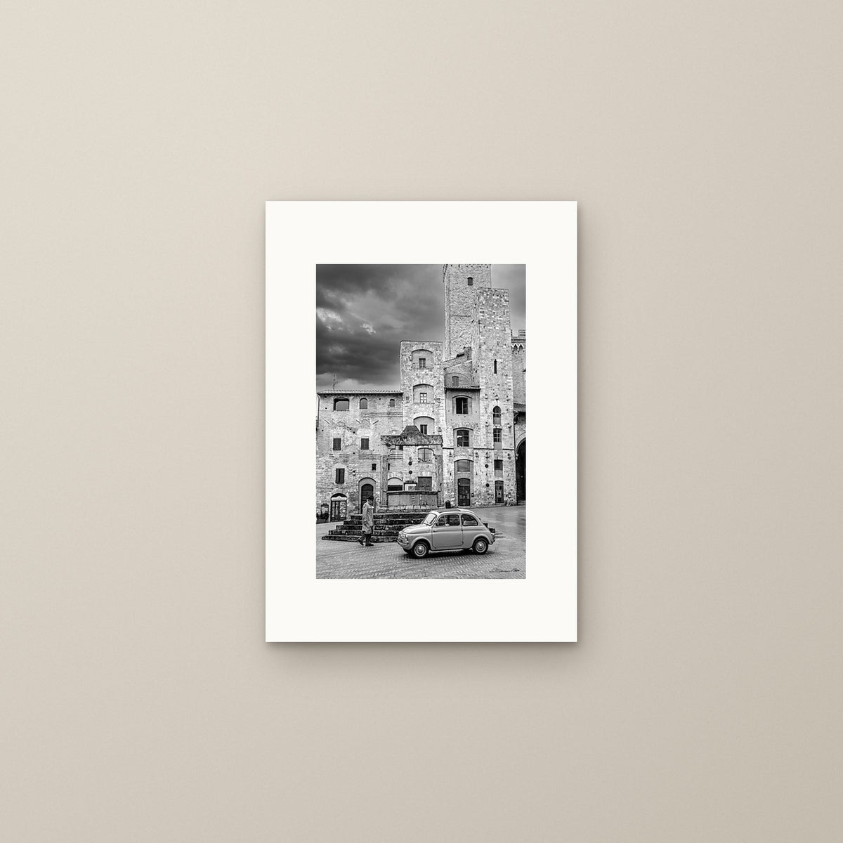 The Gentleman Stroll – fine art print by Duccio Nacci, size S, print only on A3 paper (29.7 × 42 cm)