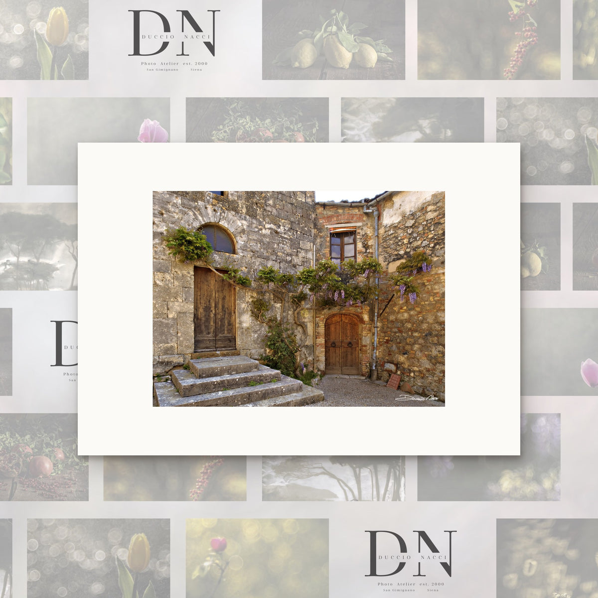 The Hidden Garden – fine art print by Duccio Nacci, size XS, print only on A2 paper (42 × 59.4 cm)