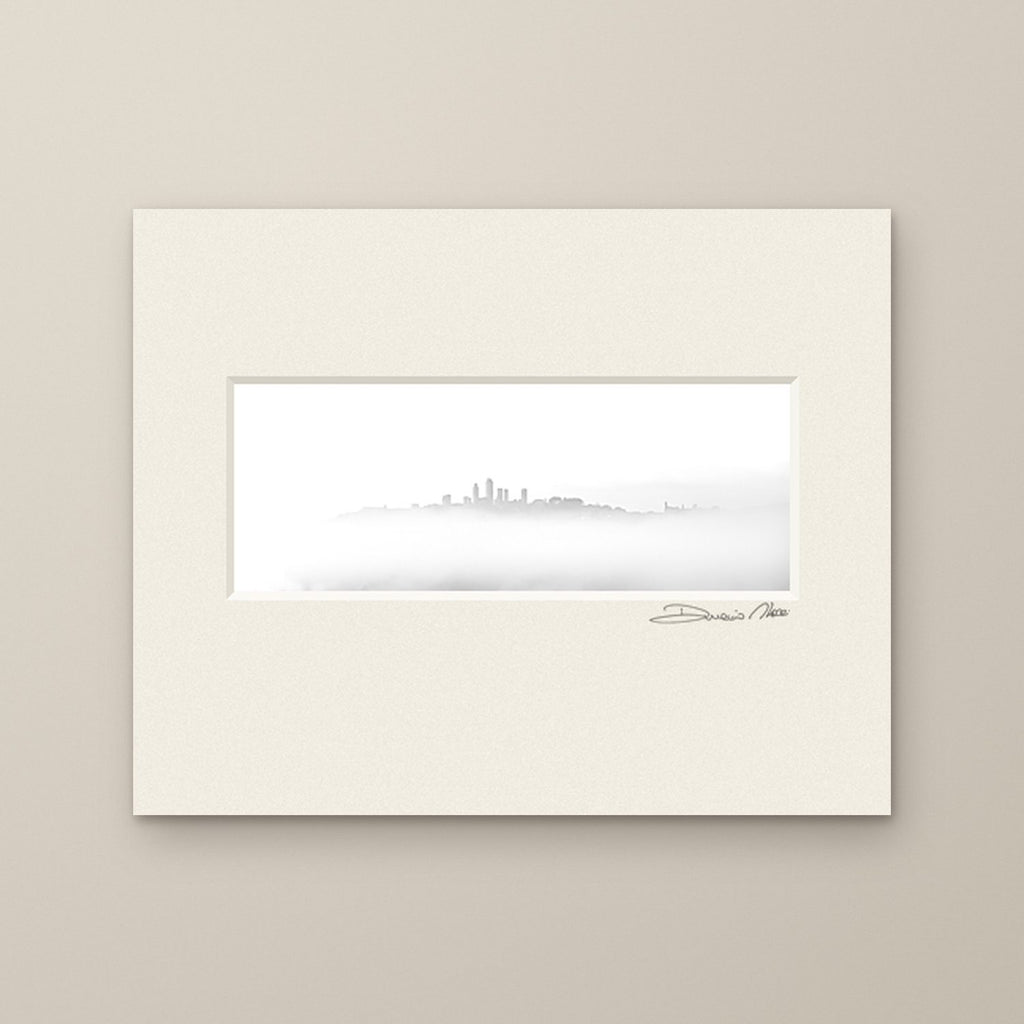 The Phantom City – fine art print by Duccio Nacci, size 24×30, print with white mat
