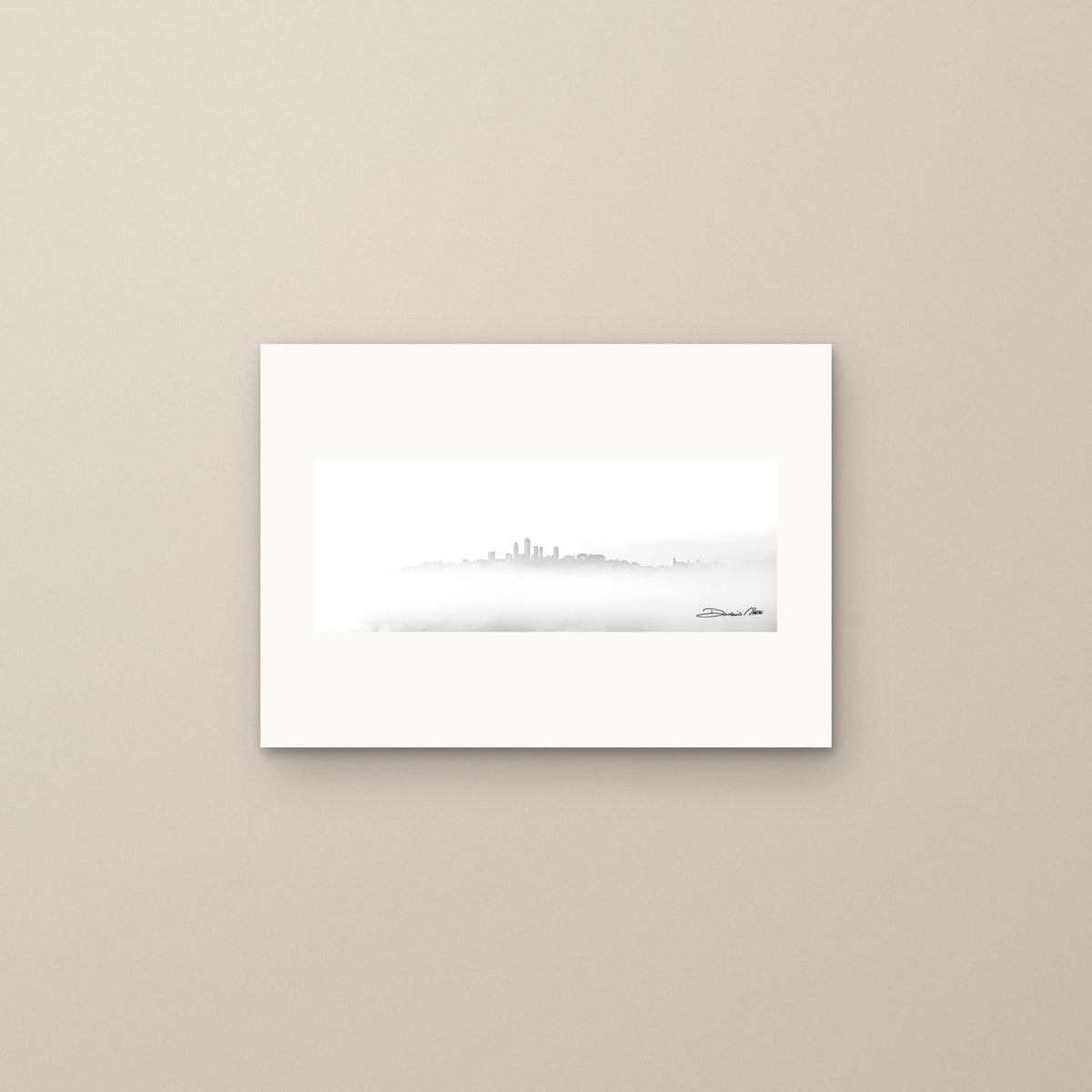 The Phantom City – fine art print by Duccio Nacci, size S, print only on A3 paper (29.7 × 42 cm)