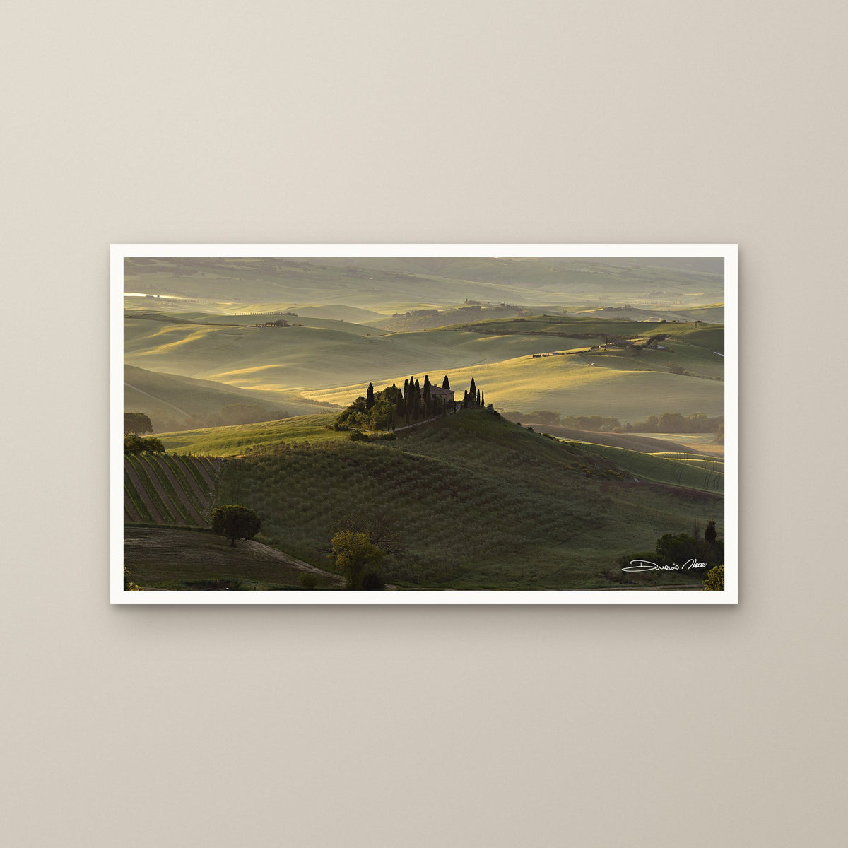 The Suspended Landscape - Stretched – fine art print by Duccio Nacci, size L/XL/XXL, print only