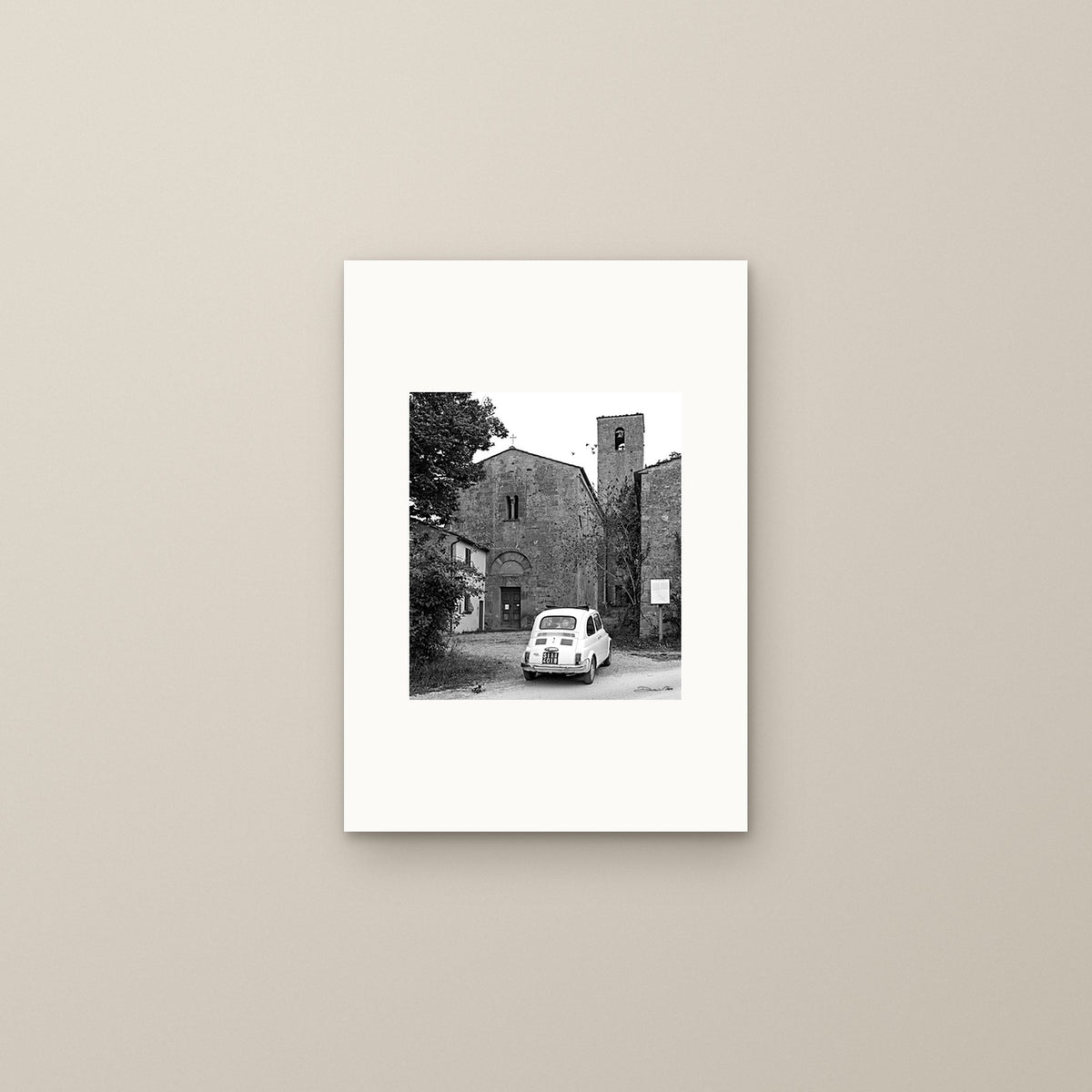 The White 500 – fine art print by Duccio Nacci, size S, print only on A3 paper (29.7 × 42 cm)