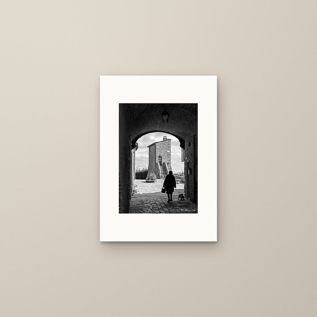 Through the Archway – fine art print by Duccio Nacci, size S, print only on A3 paper (29.7 × 42 cm)