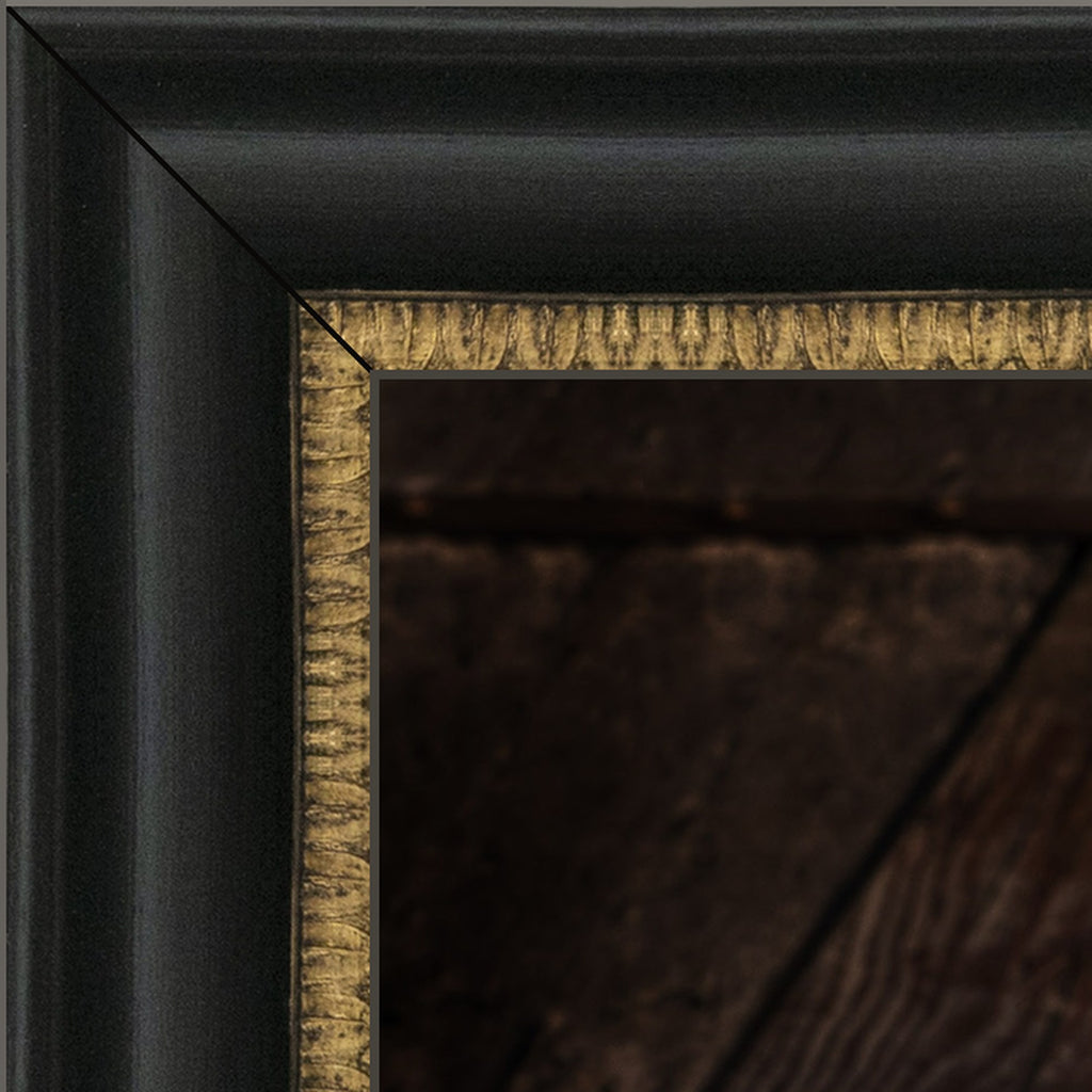 Time of the Quince – fine art print by Duccio Nacci, frame corner detail, black and gold frame