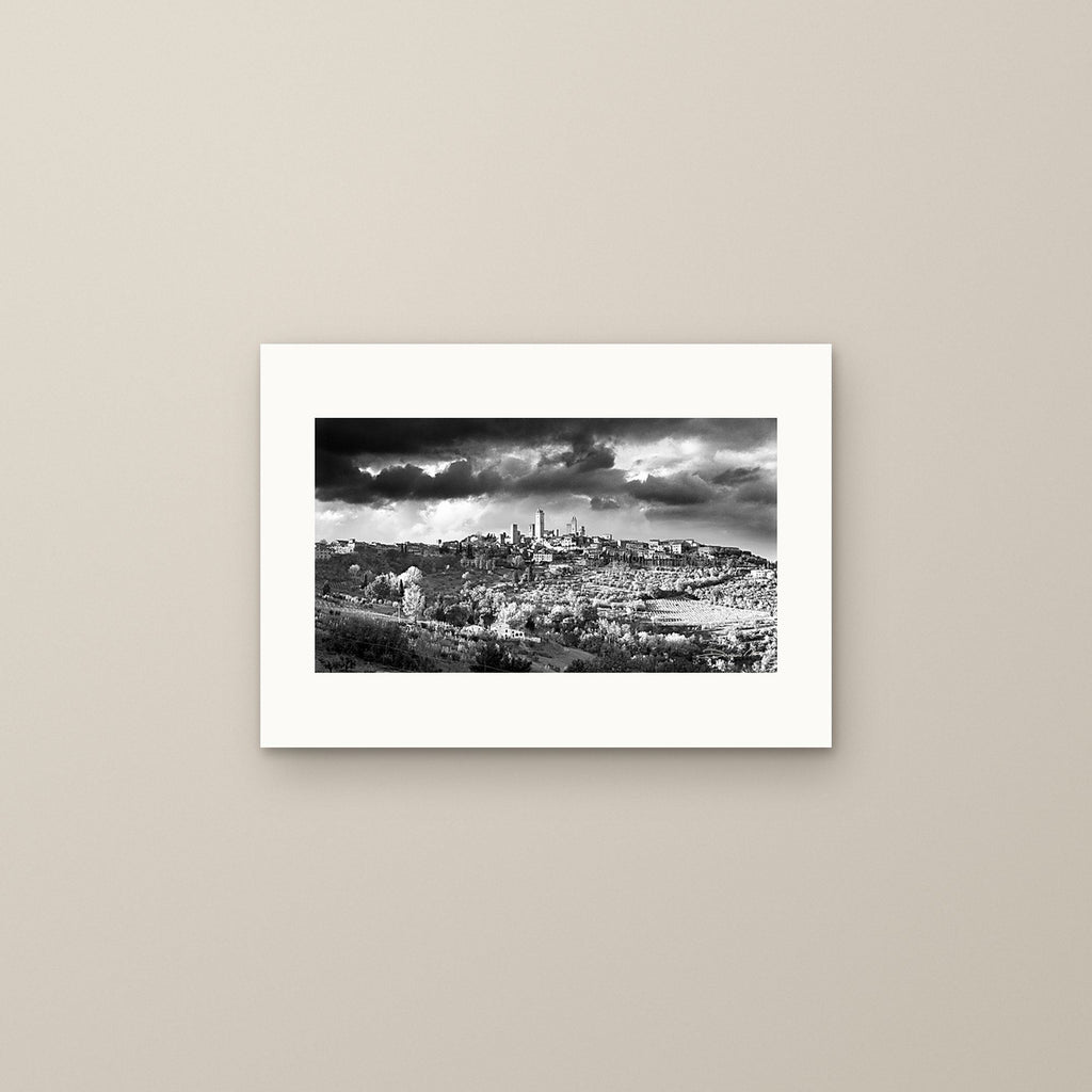 Timeless Towers – fine art print by Duccio Nacci, size S, print only on A3 paper (29.7 × 42 cm)
