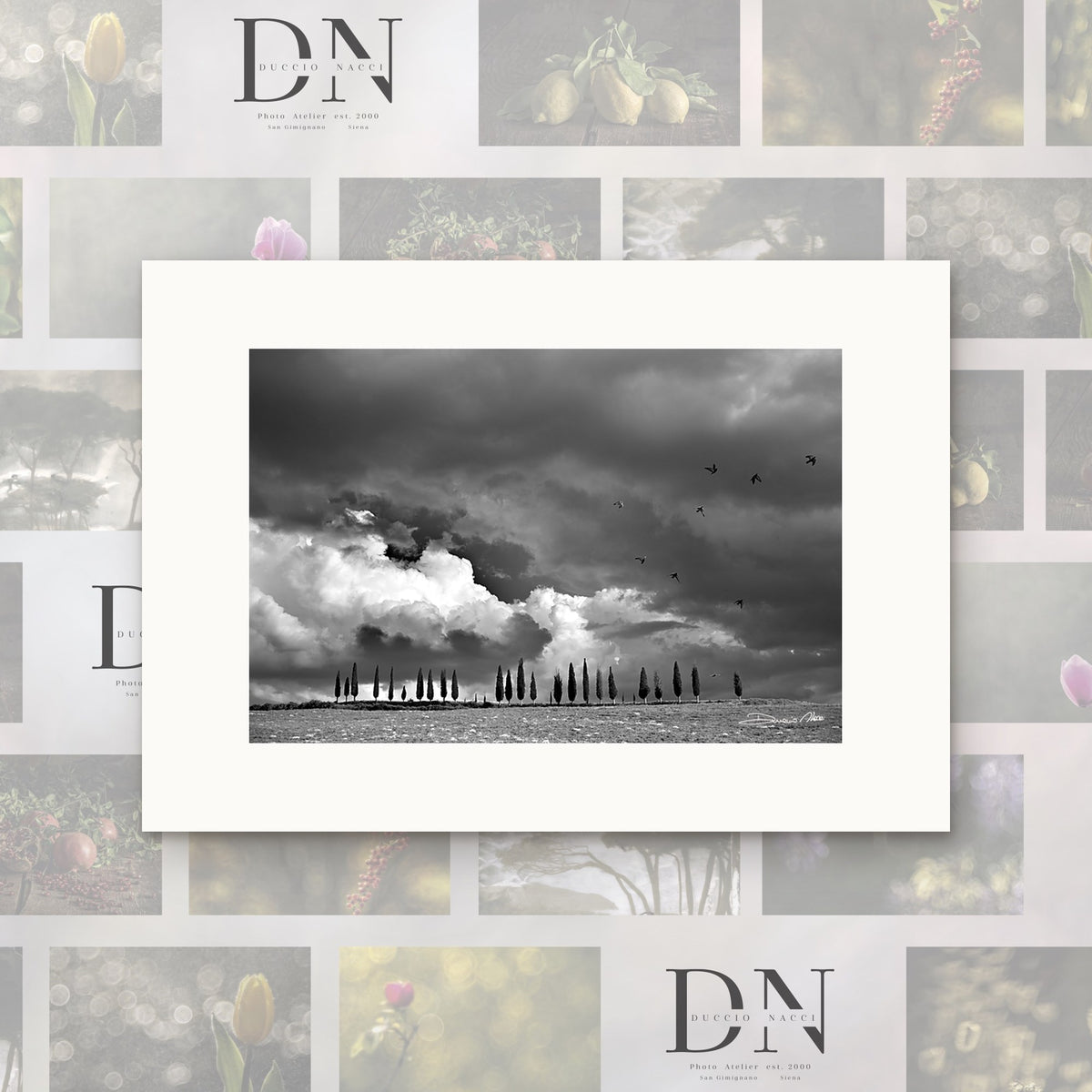 The Chant of the Sky – fine art print by Duccio Nacci, size XS, print only on A2 paper (42 × 59.4 cm)