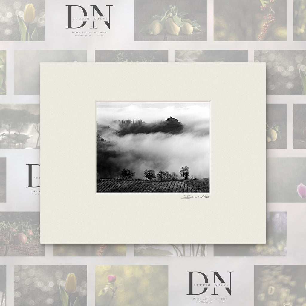 Whispers in the Mist – fine art print by Duccio Nacci, size 40×50, print with white mat